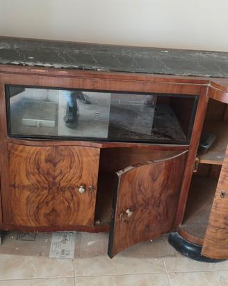 Mobile Con base marmo nero