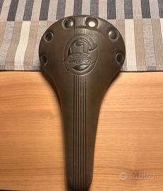 Selle vintage cuir brun - Brooks style