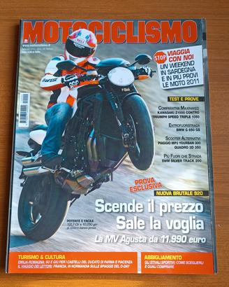 mv agusta brutale 920 rivista motociclismo 2011 ka