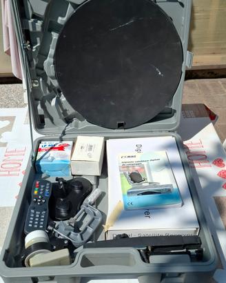 Impianto satellitare da campeggio