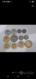 12 monete in lire italiane