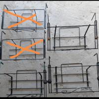 Portavasi per ringhiere balconi tre pezzi