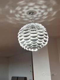 Lampadario a sospensione inox