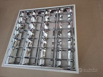 15 Plafoniere metalliche per controsoffitto