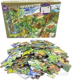 Puzzle Observation 100 Pezzi - Dinosauri