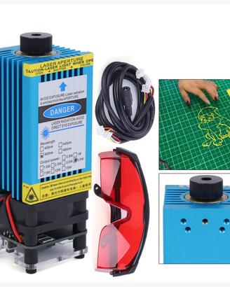 TTL analogico 5.5W 5500mW CNC 450nm Blu Laser