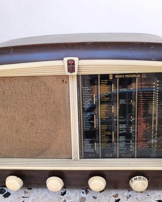 Radio a valvole Minerva 505/3 anni 50 