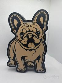 Lampada 3D Bulldog Francese