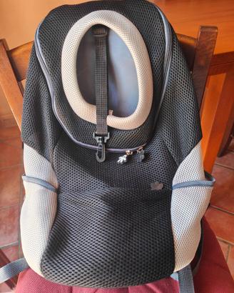 Zaino per Cani piccola taglia Nero XL