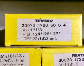 Pastiglie freno textar per fiat vari modelli