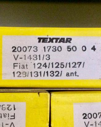 Pastiglie freno textar per fiat vari modelli