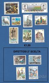 Francobolli Italia 1992 lotto usati