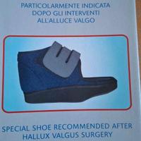 Scarpa post operatoria alluce valgo
