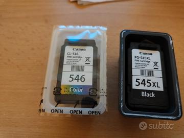cartucce stampante Canon 545 546