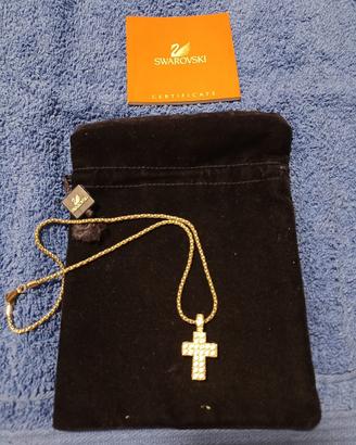 Collana croce Swarovski