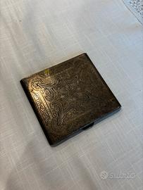 Portasigarette vintage  inciso – metà ‘900