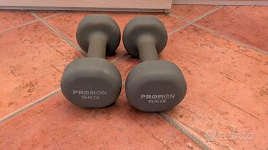 Coppia manubri PROIRON 2x5 kg  - 10 kg totali