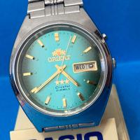 Orologio orient automatico tre stelle funzionante