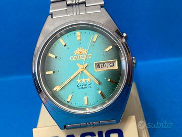 Orologio orient automatico tre stelle funzionante