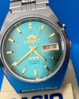 Orologio orient automatico tre stelle funzionante