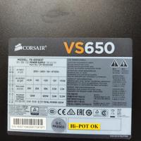 alimentatore PC corsair vs650