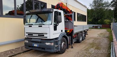 IVECO CURSOR 350 CON GRU PALFINGER 