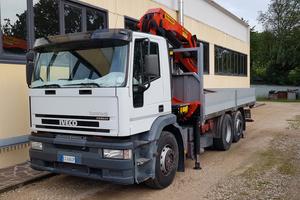 IVECO CURSOR 350 CON GRU PALFINGER 