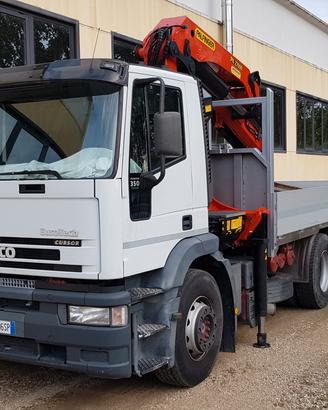 IVECO CURSOR 350 CON GRU PALFINGER 