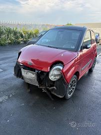 Microcar M.Go 2016 incidentata con motore fuso