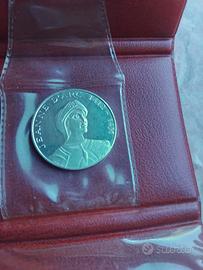 medaglia argento commemorativa vintage 