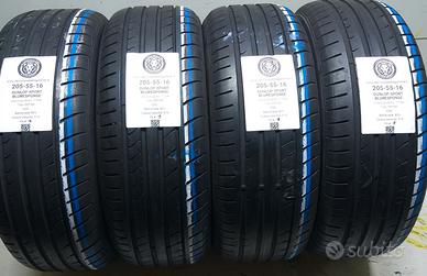4 GOMME 205 55 16 DUNLOP A77046