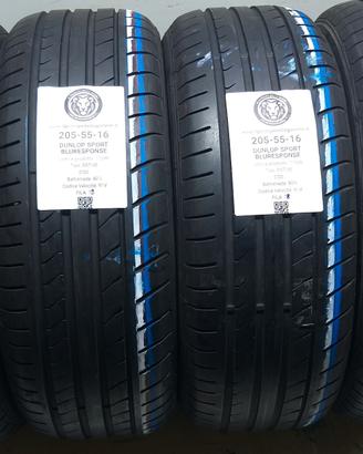 4 GOMME 205 55 16 DUNLOP A77046