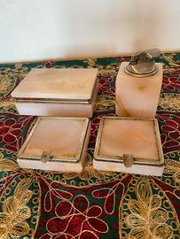 Set da fumo pietra onice posaceneri accendino  vin