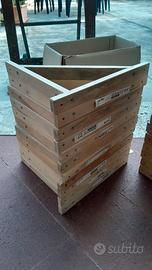 Staffe in legno di betulla per scaffali 