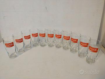 Lotto di 11 boccali della Coca Cola da litri 0,40