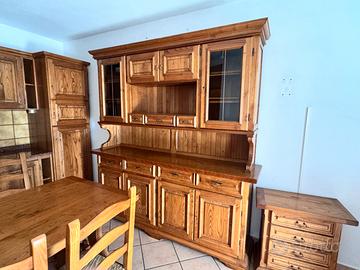 Credenza Rustica Legno Massello Il Toscanello