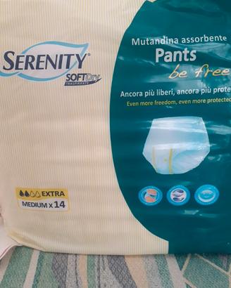 Serenity pants be free mutande assorbenti 