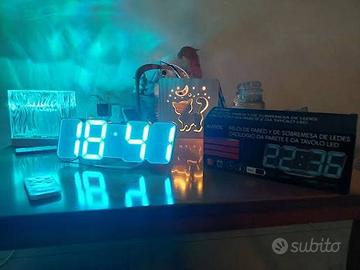 Auriol Orologio LED Parete e Tavolo Digitale con 3