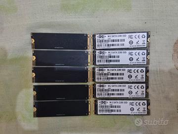 Nvme M2 Sata 2280 da 256 Gb 5 Pezzi