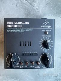 Behringer Tube Ultragain MIC500USB – preamplificat