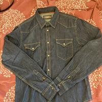Camicia di jeans Uomo denim NUOVA mai usata! tg S