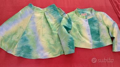 💚 Completo Kocca – giacca e gonna verde mela