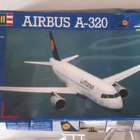 modellino di aereo airbus a-320 revell in plastica