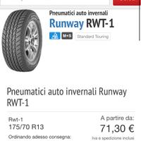 Ruote Runway 205/60 R15 91H RWT-1 M+S