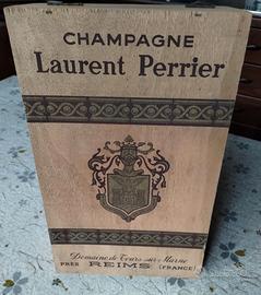 Cassetta in legno vintage Champagne