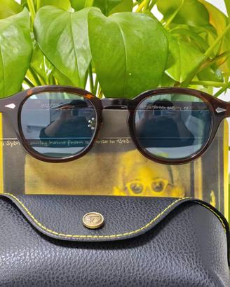 MOSCOT 49 Trasparenti Neri Nuovi con Scatola