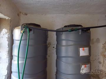 serbatoio cilindrico acqua 1000 litri usato