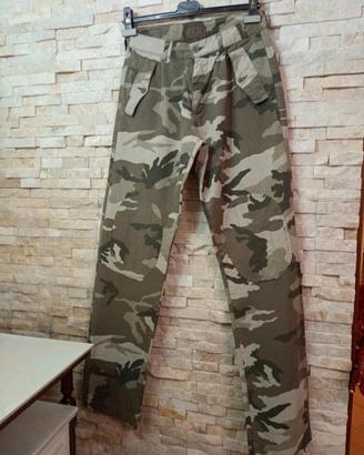 Pantaloni mimetici unisex taglia M