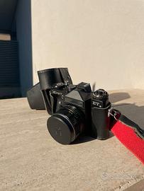 Zenit ET+Helios 44M-4 58mm f/2+custodia originale