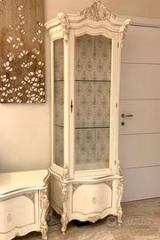 Tris mobili stile Barocco 2 vetrine 1 mobile basso
